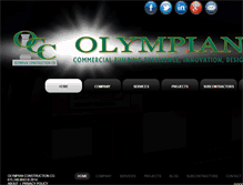 Tablet Screenshot of olympianconstruction.com